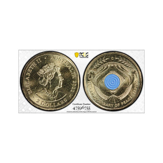 2022 C 75th Anniversary Of Peacekeeping $2 Graded MS67