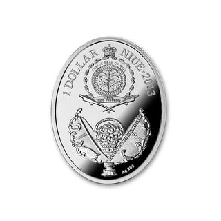 2023 $1 Faberge Alexander Egg Silver Proof Coin