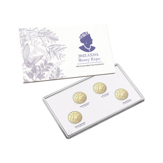 2023 Sydney ANDA Money Expo $1 Uncirculated 4 Coin Privy Mark Set