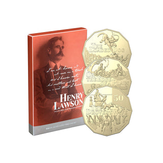 2022 Henry Lawson 50c Coin Collection Set