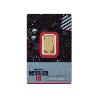 Call of Duty®: Modern Warfare® III 5g Gold Bar with Pendant Frame