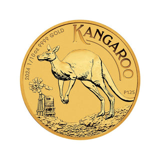 Australian Kangaroo 2024 1/10oz Gold Bullion Coin