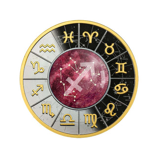 Sagittarius Zodiac Signs 2023 Silver Black Proof