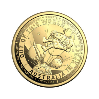 2024 $10 'C' Mintmark Proof Gold Coin - Out of this World - Australia in Space