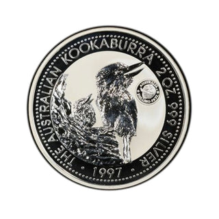 1997 Kookaburra 2oz Silver Proof Shilling Privy Mark
