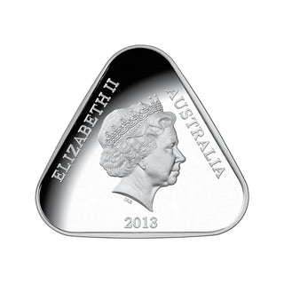 2013 Parliament House $5 Triangle Silver Proof