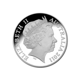 2011 Presidents Cup $1 Coloured Silver Proof Coin