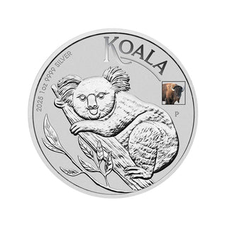 2025 Australian Koala with Bison Privy 1oz Silver Coloured Coin - ANA Show Special
