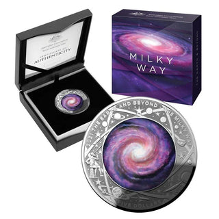 2021 The Earth And Beyond - The Milky Way $5 Silver Proof Domed Coin
