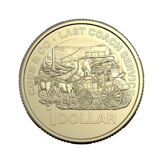 Cobb & Co - Centenary of the Last Coach Service in Australia 2024 $1 Uncirculated Coin