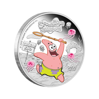 2025 SpongeBob SquarePants - Patrick Star 1oz Silver Proof Coloured Coin