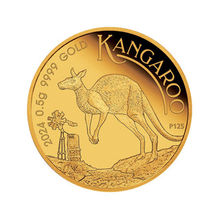 Mini Roo 2024 0.5g Gold Proof Coin in Card