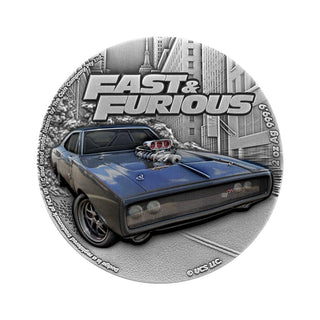 2023 Fast & Furious $5 2oz Silver Ultra High Relief