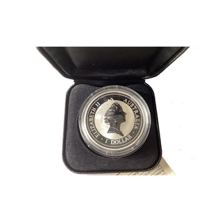 1997 Australian Kookaburra Zurich Privy Mark 1oz Silver Bullion