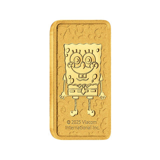 2025 1g Spongebob Squarepants Gold Minted Bar