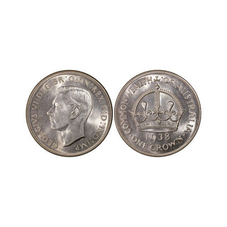 1938 Australian Crown 5 Shilling Graded MS63