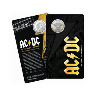 2018 AC/DC 45 Years Of Thunder Coloured 50c