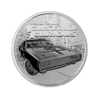 2023 Fast & Furious $2 1oz Silver Prooflike