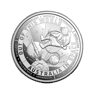 2024 $1 'C' Mintmark Proof Silver Coin - Out of this World - Australia in Space