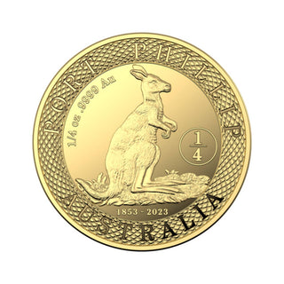 170th  Anniversary Of The Port Phillip Gold Pattern - 2023 $25 1/4oz Four-coin Gold Proof Set