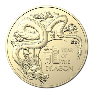 2024 $1 Uncirculated 2 Coin Set - Lunar Year of the Dragon