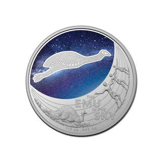 2020 $1 Star Dreaming - Emu in the Sky Frosted Uncirculated 1/2oz Silver Coin