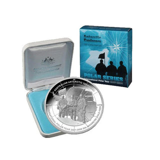 2009 International Polar Year - Magnetic Pole $5 Silver Proof