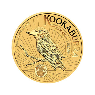 2025 Sydney Money Expo ANDA Special 35th Anniversary Of The Australian Kookaburra 1oz Gold-Plated Coin