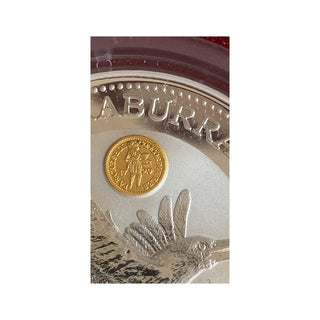 1996 2oz Silver $2 Kookaburra Ducat Privy Mark