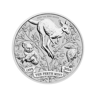The Perth Mint’s 125th Anniversary 2024 1oz Silver Bullion Coin
