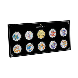 Australian Lunar Series III 2024 Year of the Dragon 1/2oz 10 Coin Set