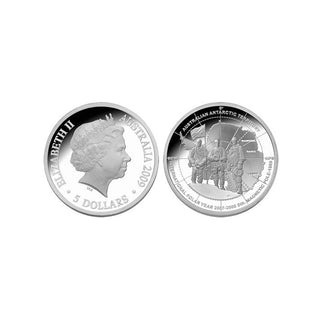 2009 International Polar Year - Magnetic Pole $5 Silver Proof