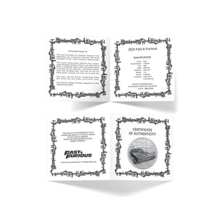 2023 Fast & Furious $2 1oz Silver Prooflike