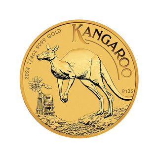 Australian Kangaroo 2024 1/4oz Gold Bullion Coin
