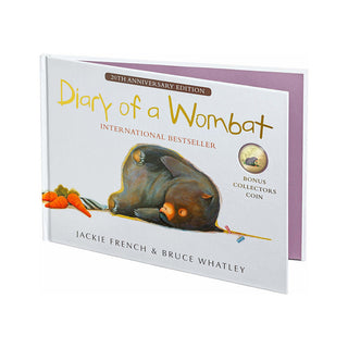 2022 Diary Of A Wombat 20th Anniversary – Deluxe Edition Book With Gold Plated 20c