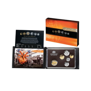 2012 Proof Year Set Selectively Gold Plated 50c