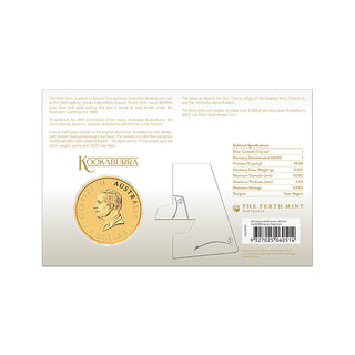 2025 Sydney Money Expo ANDA Special 35th Anniversary Of The Australian Kookaburra 1oz Gold-Plated Coin
