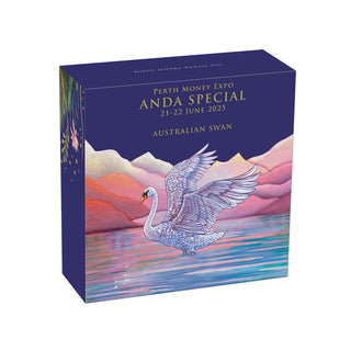 2025 Perth Money Expo ANDA - Perth Mint Swan 1oz Silver Proof Coin