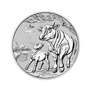 2021 Lunar Year Of The Ox 5oz Silver Bullion