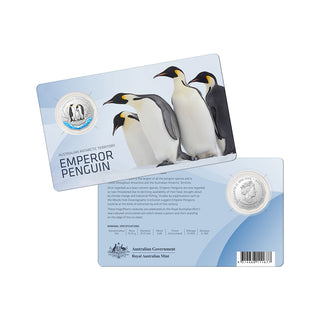 Emperor Penguin 50c Coloured - 2023 Australian Antarctic Territory