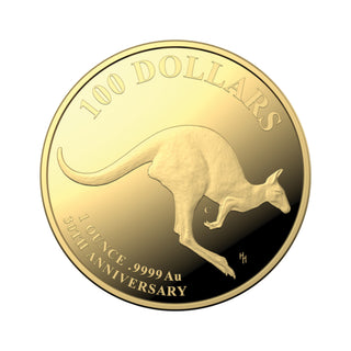 Kangaroo Series 30th Anniversary - 2023 $100 1oz Gold ‘C’ Mintmark Proof Coin