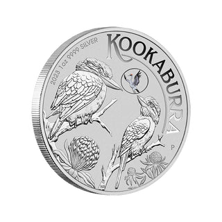 2023 ANDA Brisbane Money Expo 1oz Silver Australian Kookaburra with Brolga Privy