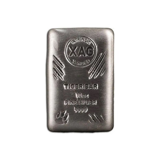 XAG Intrinsic Tender .9999 Silver "Tiger" 10oz Cast Bar