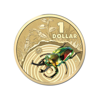 2014 Bright Bugs Stag Beetle $1 Coloured