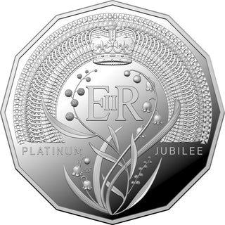 2022 Platinum Jubilee Of HM Queen Elizabeth II 50c Proof