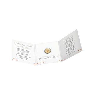 2015 C Mintmark Remembrance Day $2 Coloured Carded Coin