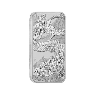 Dragon Rectangular 2023 1oz Silver Bullion