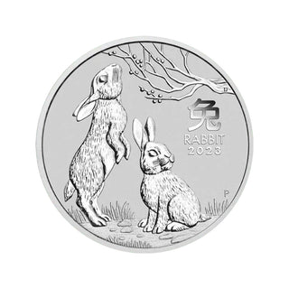 2023 1kg Silver Lunar Rabbit Coin
