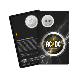 50th Anniversary Of AC/DC - 2023 50c Coloured Uncirculated