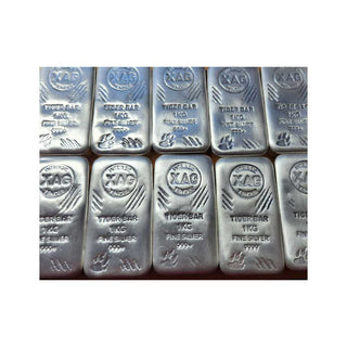 XAG Intrinsic Tender .9999 Silver "Tiger" 1kg Cast Bar